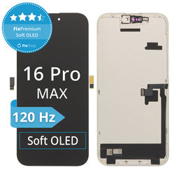 Écran Soft OLED pour iPhone 16 Pro Max - Vitre tactile + Châssis, DIAGNOSTIC