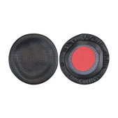 Coussinets de rechange pour Poly Blackwire 3200, Mousse à mémoire + cuir PU, Noires, 1 Paire