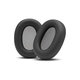 Coussinets de rechange pour Sony WH-1000XM6, Mousse à mémoire + cuir PU, Noires, 1 Paire