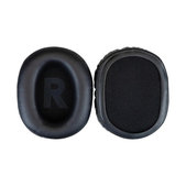 Coussinets de rechange pour Logitech G PRO X 2, Mousse à mémoire + cuir PU, Noires, 1 Paire