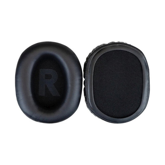 Coussinets de rechange pour Logitech G PRO X 2, Mousse à mémoire + cuir PU, Noires, 1 Paire