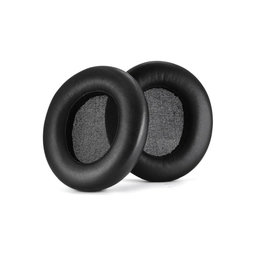 Coussinets de rechange pour SteelSeries Arctis Nova 1, 3, 5, 7, 9, Pro Wired, Mousse à mémoire + cuir PU, Noires, 1 Paire