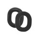 Coussinets de rechange pour Razer Blackshark V3, V3X, Mousse à mémoire + Textile + cuir PU, Noires, 1 Paire