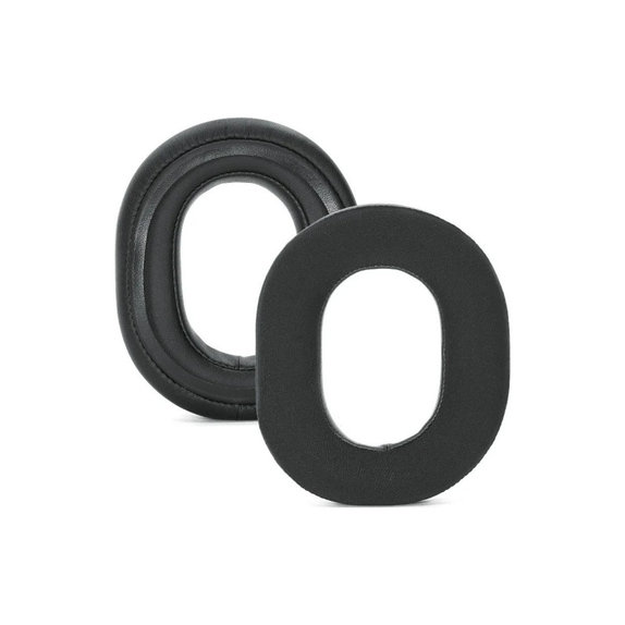 Coussinets de rechange pour Razer Blackshark V3 Pro, Mousse à mémoire + Textile, Noires, 1 Paire