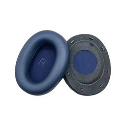 Coussinets de rechange pour JBL Tour One M3, Mousse à mémoire + cuir PU, Bleues, 1 Paire