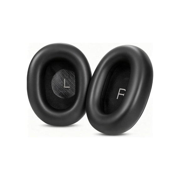 Coussinets de rechange pour JBL Tour One M3, Mousse à mémoire + cuir PU, Noires, 1 Paire