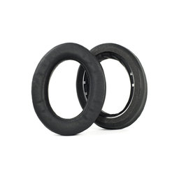 Coussinets de rechange pour Sennheiser HD490 Pro, HD490 Pro Plus, Mousse à mémoire + cuir PU, Noires, 1 Paire