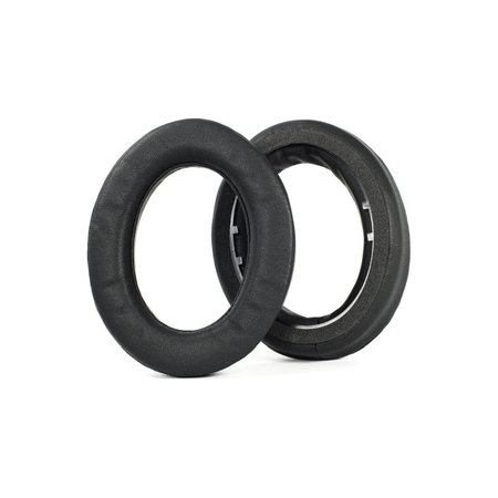 Coussinets de rechange pour Sennheiser HD490 Pro, HD490 Pro Plus, Mousse à mémoire + cuir PU, Noires, 1 Paire