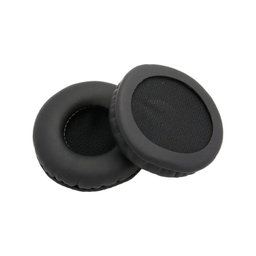 Coussinets de rechange pour AKG K518, K518DJ, K81, K518LE, Mousse à mémoire + cuir PU, Noires, 1 Paire