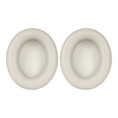 Coussinets de rechange pour Beats Studio Pro, Mousse à mémoire + cuir PU, Grises, 1 Paire
