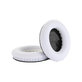 Coussinets de rechange pour Bose QuietComfort 2, 15, 25 et 35, Mousse à mémoire + cuir PU, Noir-blanc, 1 Paire