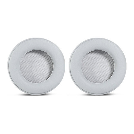 Coussinets de rechange pour Corsair Virtuoso RGB, RGB SE, RGB XT, Mousse à mémoire + cuir PU, Grises, 1 Paire