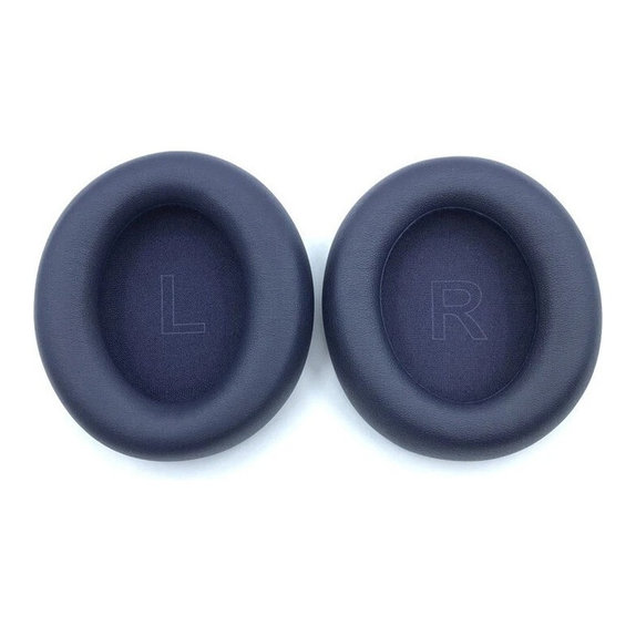Coussinets de rechange pour Anker Soundcore Life Q30, Q35, Mousse à mémoire + cuir PU, Bleues, 1 Paire