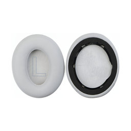 Coussinets de rechange pour Anker Soundcore Life Q20, Mousse à mémoire + cuir PU, Grises, 1 Paire