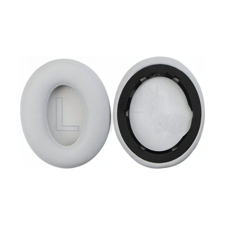 Coussinets de rechange pour Anker Soundcore Life Q20, Mousse à mémoire + cuir PU, Grises, 1 Paire