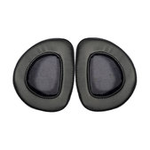 Coussinets de rechange pour Asus ROG Delta, Delta S, Mousse à mémoire + cuir PU, Noires, 1 Paire