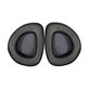 Coussinets de rechange pour Asus ROG Delta, Delta S, Mousse à mémoire + cuir PU, Noires, 1 Paire