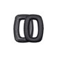 Coussinets de rechange pour Beyerdynamic DT 100, DT 150, DT 190, Mousse à mémoire + cuir PU, Noires, 1 Paire