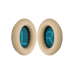 Coussinets de rechange pour Bose QuietComfort 2, 15, 25 et 35, Mousse à mémoire + cuir PU, Kaki, 1 Paire