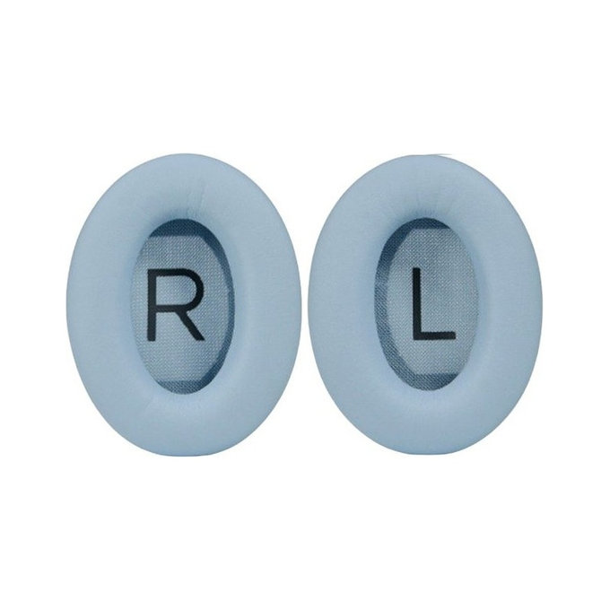 Coussinets de rechange pour Bose QuietComfort 45, Mousse à mémoire + cuir PU, Bleu clair, 1 Paire