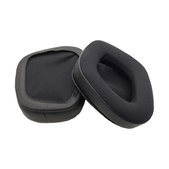 Coussinets de rechange pour Corsair Void RGB Elite, Mousse à mémoire + Néoprène, Noires, 1 Paire