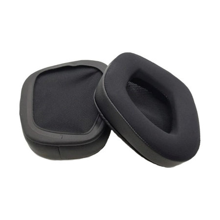 Coussinets de rechange pour Corsair Void RGB Elite, Mousse à mémoire + Néoprène, Noires, 1 Paire