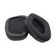 Coussinets de rechange pour Corsair Void RGB Elite, Mousse à mémoire + Néoprène, Noires, 1 Paire