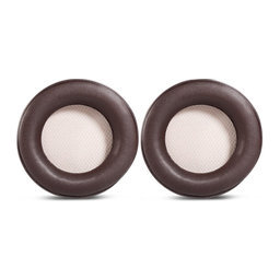 Coussinets de rechange pour Corsair Virtuoso RGB, RGB SE et RGB XT, Mousse à mémoire + cuir PU, Marron, 1 Paire