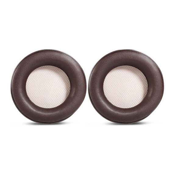 Coussinets de rechange pour Corsair Virtuoso RGB, RGB SE et RGB XT, Mousse à mémoire + cuir PU, Marron, 1 Paire