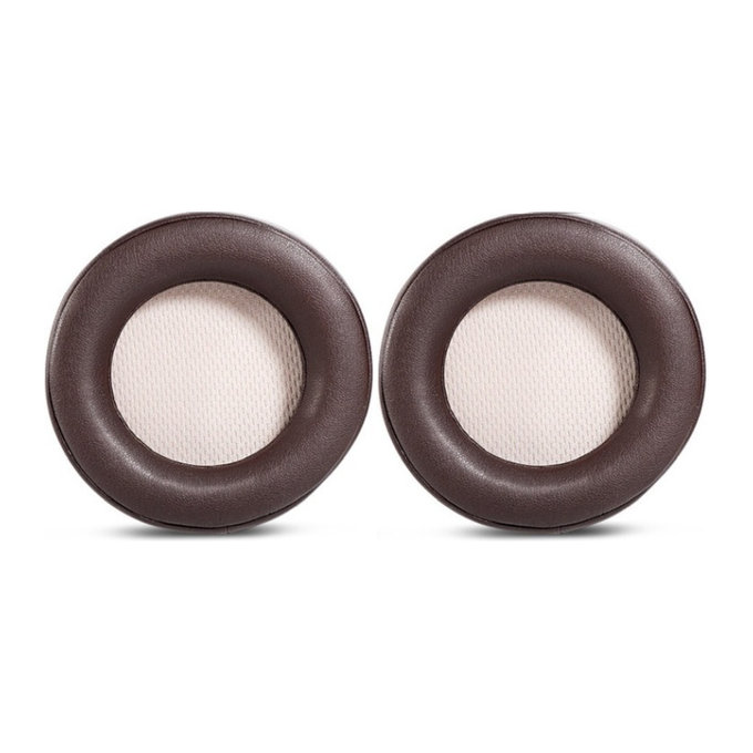 Coussinets de rechange pour Corsair Virtuoso RGB, RGB SE et RGB XT, Mousse à mémoire + cuir PU, Marron, 1 Paire