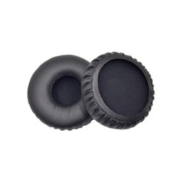 Coussinets de rechange pour Jabra Revo, Mousse à mémoire + cuir PU, Noires, 1 Paire