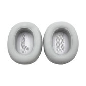 Coussinets de rechange pour JBL E65BTNC, Duet NC, Live 650BTNC, Live 660NC, Mousse à mémoire + cuir PU, Grises, 1 Paire