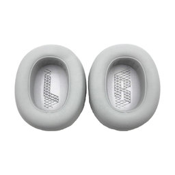 Coussinets de rechange pour JBL E65BTNC, Duet NC, Live 650BTNC, Live 660NC, Mousse à mémoire + cuir PU, Grises, 1 Paire