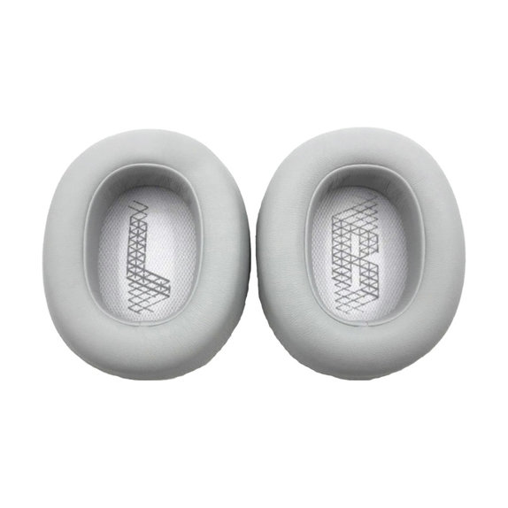 Coussinets de rechange pour JBL E65BTNC, Duet NC, Live 650BTNC, Live 660NC, Mousse à mémoire + cuir PU, Grises, 1 Paire