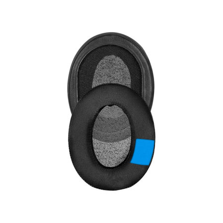 Coussinets de rechange pour Kingston HyperX Cloud, Mousse à mémoire + Néoprène + cuir PU, Noires, 1 Paire