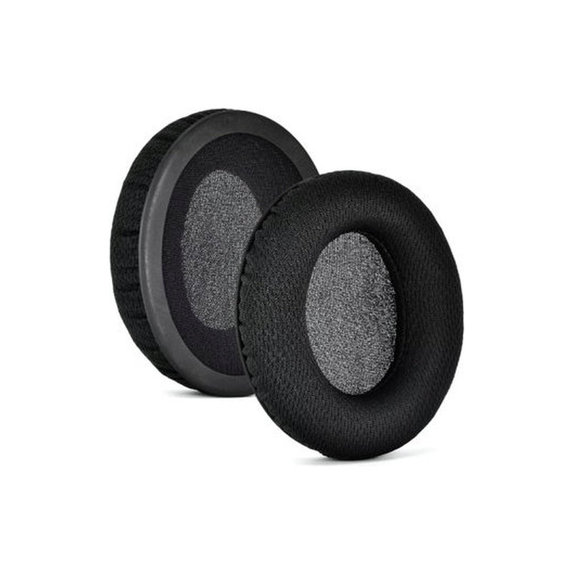 Coussinets de rechange pour Kingston HyperX Stinger Core, Mousse à mémoire + Textile, Noires, 1 Paire