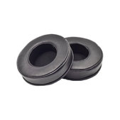 Coussinets de rechange pour Pioneer HDJ1000, HDJ2000, HDJ1500, Mousse à mémoire + cuir PU, Noires, 1 Paire