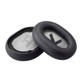Coussinets de rechange pour Plantronics Backbeat Pro 2, SE, 8200 UC, Mousse à mémoire + cuir PU, Noires, 1 Paire