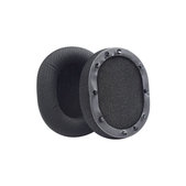 Coussinets de rechange pour Razer Blackshark V2, V2X, V2 Pro, V2 SE, Mousse à mémoire + Textile, Noires, 1 Paire