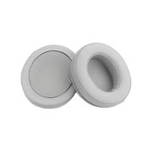 Coussinets de rechange pour Razer Nari et Kraken, Mousse à mémoire + cuir PU + Néoprène, Grises, 1 Paire
