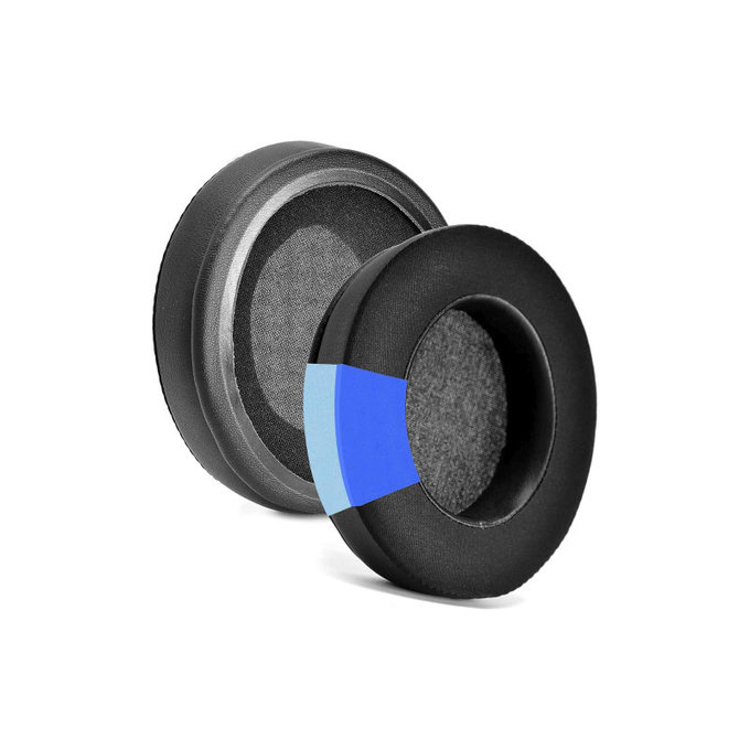 Coussinets de rechange pour Razer Nari et Kraken, Mousse à mémoire + Néoprène, Noires, Gel Rafraîchissant, 1 Paire