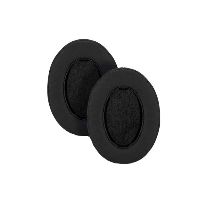 Coussinets de rechange pour Shure SRH440, Mousse à mémoire + cuir PU, Noires, 1 Paire