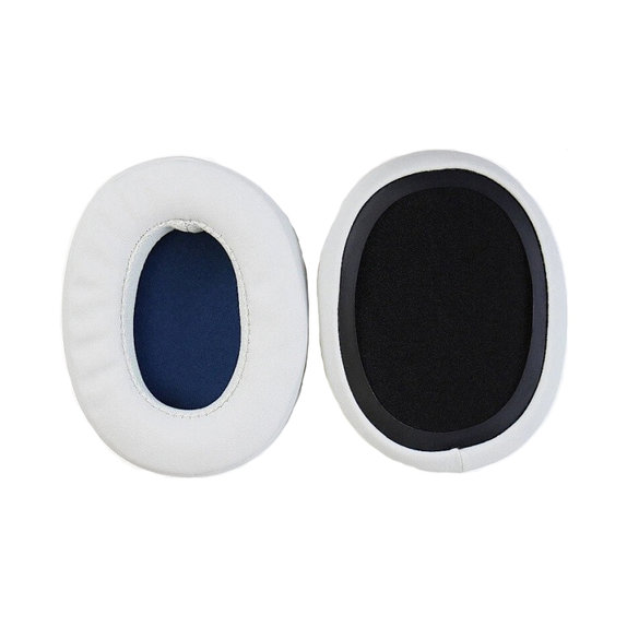 Coussinets de rechange pour SkullCandy Hesh 3.0 et Crusher, Mousse à mémoire + cuir PU, Grises, 1 Paire