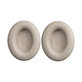 Coussinets de rechange pour Sony WH-1000XM3, Mousse à mémoire + cuir PU, Beiges, 1 Paire