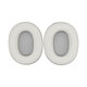 Coussinets de rechange pour Sony WH-ULT900N, Mousse à mémoire + cuir PU, Blanches, 1 Paire