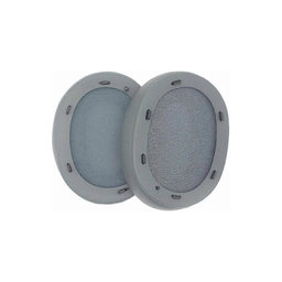 Coussinets de rechange pour Sony WH-ULT900N, Mousse à mémoire + cuir PU, Grises, 1 Paire