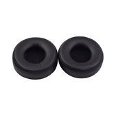 Coussinets de rechange pour SteelSeries Siberia 650, Mousse à mémoire + cuir PU, Noires, 1 Paire