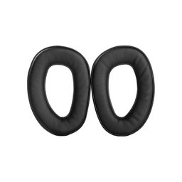 Coussinets de rechange pour Sennheiser GSP300, GSP350, GSP370, Mousse à mémoire + cuir PU, Noires, Gel Rafraîchissant, 1 Paire