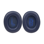 Coussinets de rechange pour JBL Live 650BTNC, E65, Mousse à mémoire + cuir PU, Bleu marine, 1 Paire