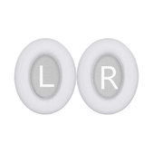 Coussinets de rechange pour Bose 700, NC700, Mousse à mémoire + cuir PU, Blanches, 1 Paire
